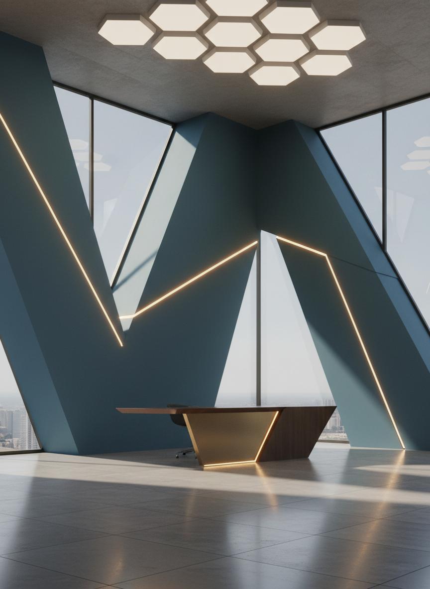 Modern Saudi office environment